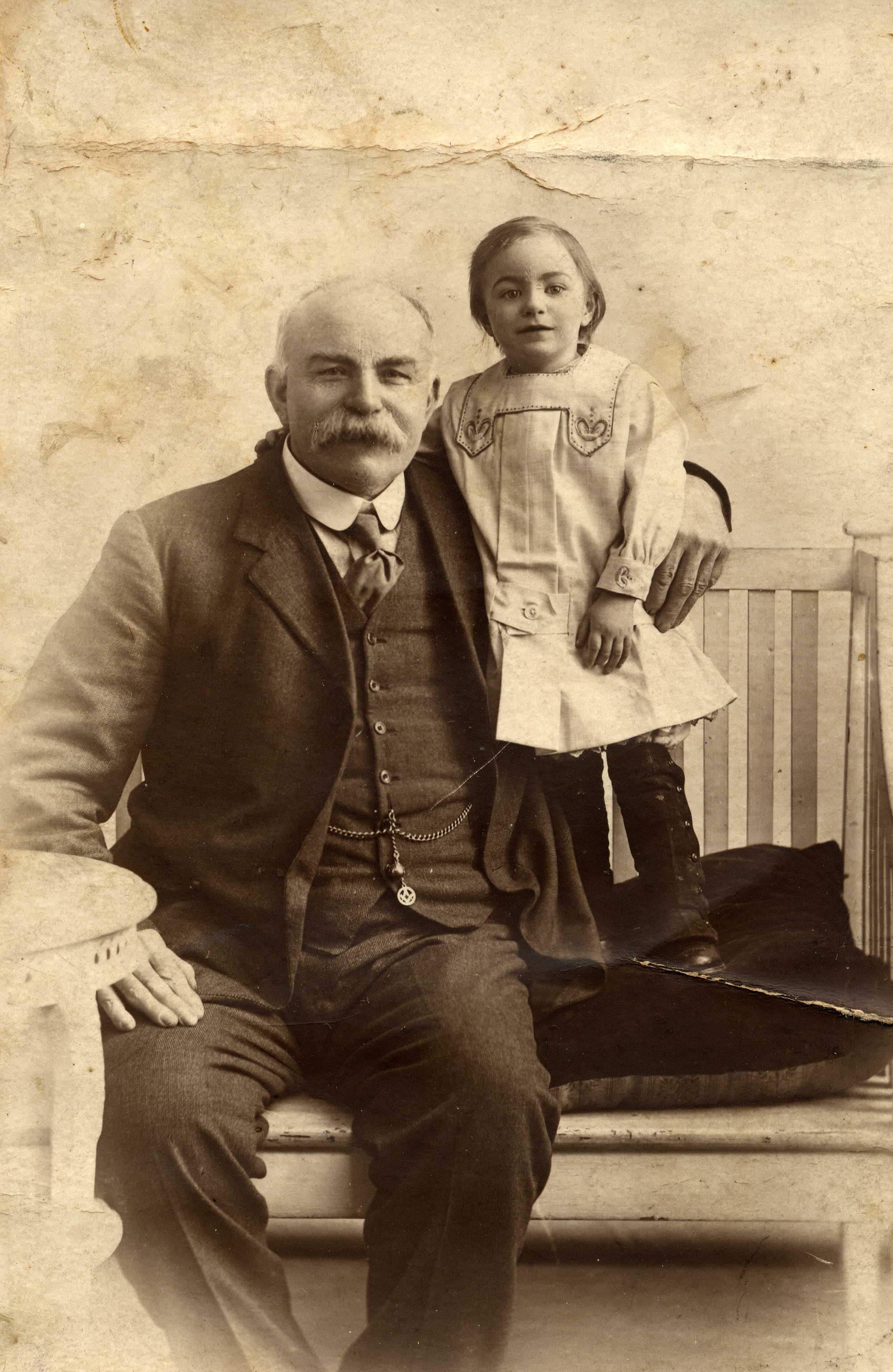 John Reinecke with Mona